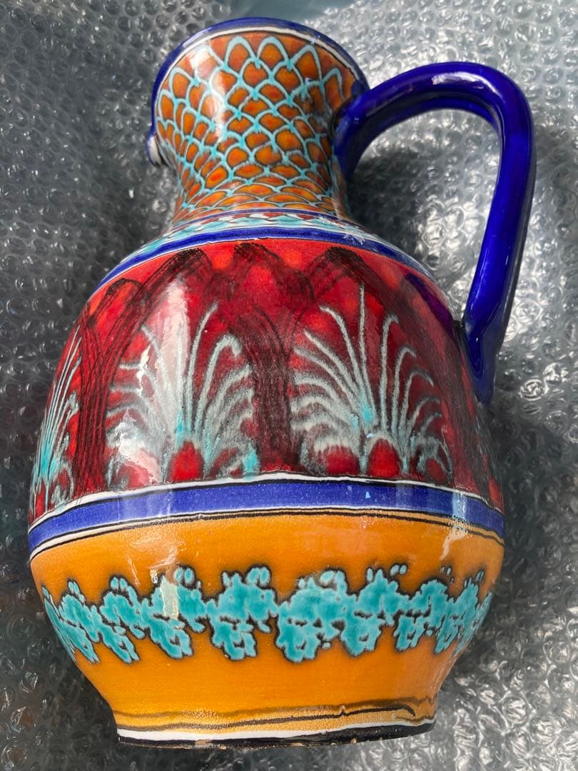 ceramica LAMAGAハンドペイントヴィンテージピッチャー