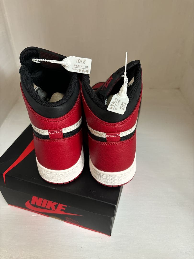 シューズ(女性用) NIKE GS AIR JORDAN RETRO HIGH BRED TOE