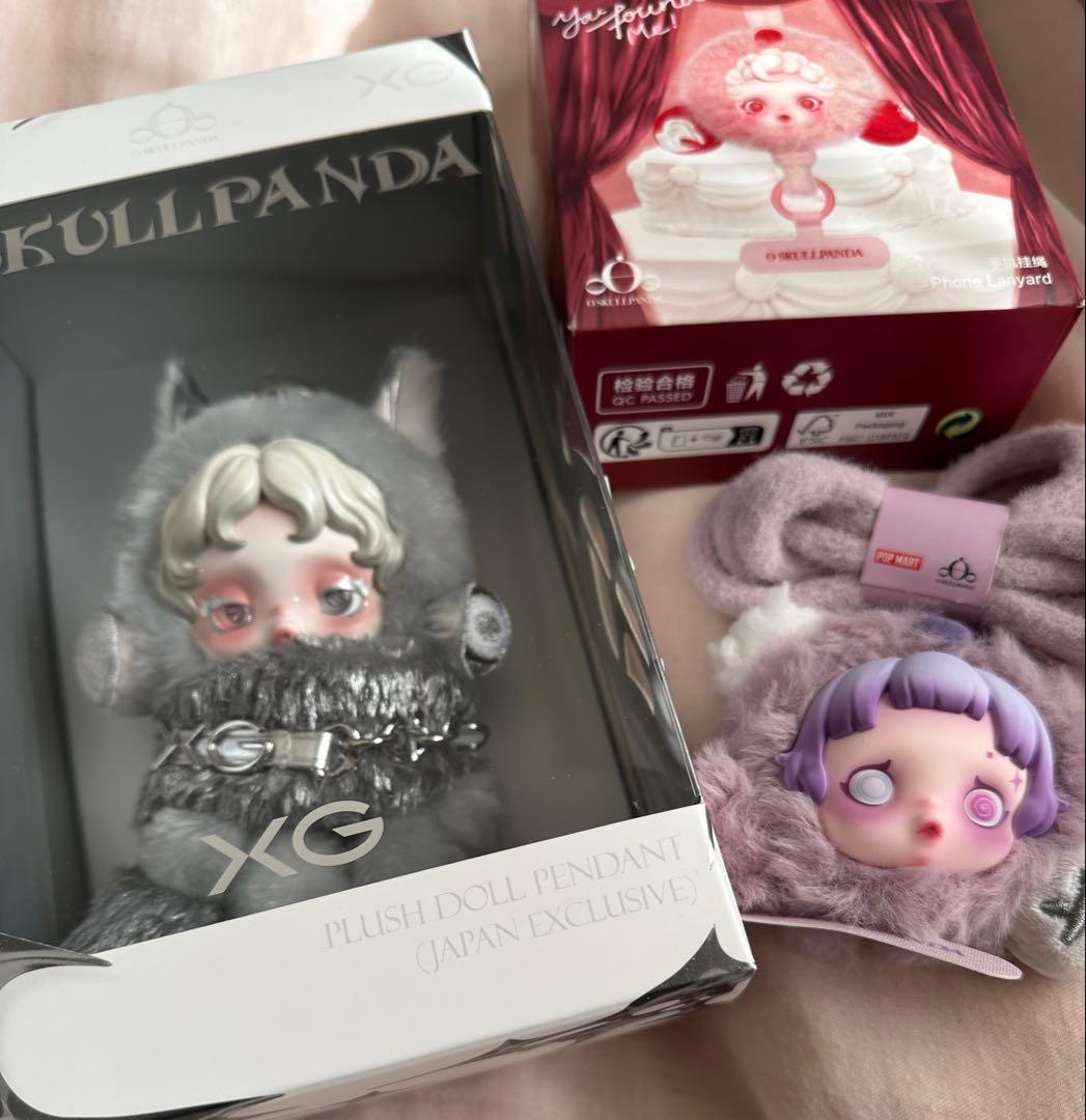 スカルパンダXG You Found Me Phone Bear スマホショルダ