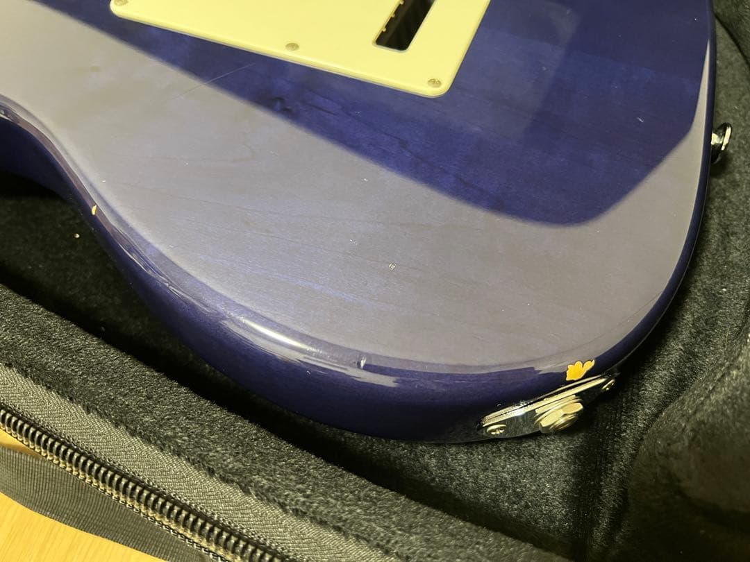 Momose MC24 フレイム栃 ストラト 24フレット