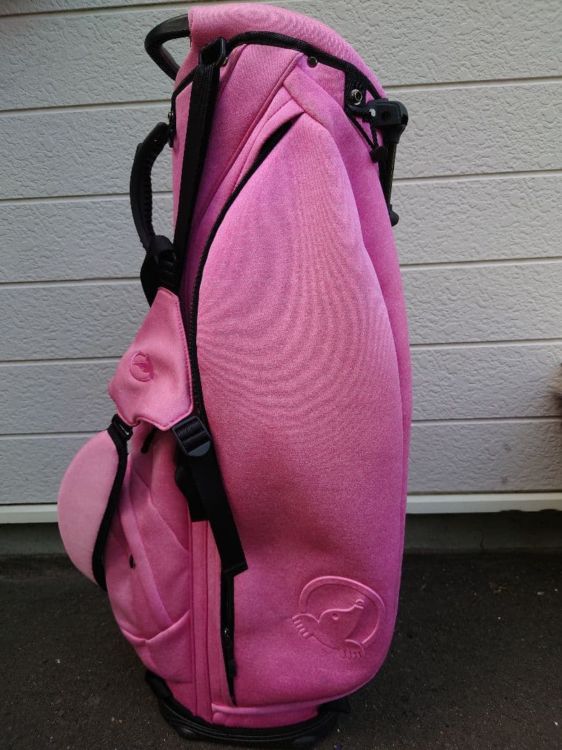 ホンマセット　ピンク スタンド式 キャディバッグ　カートバッグ　アイアンカバー