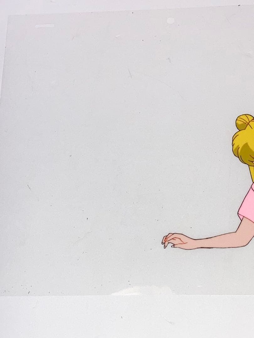 d３８　美少女戦士セーラームーンセル画【月のうさぎ】背景・動画付き