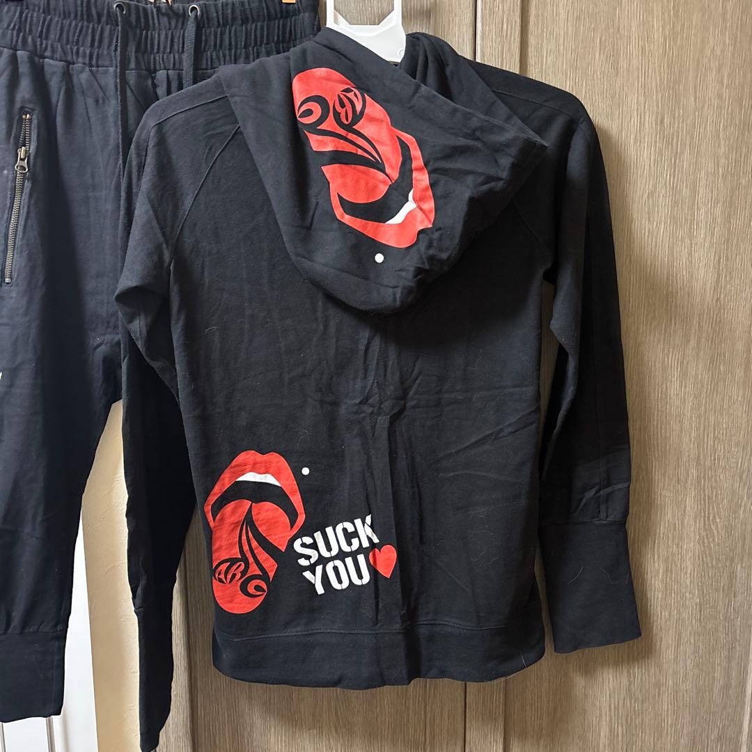 レディース Acid BIack Cherry パーカー&サルエルセット