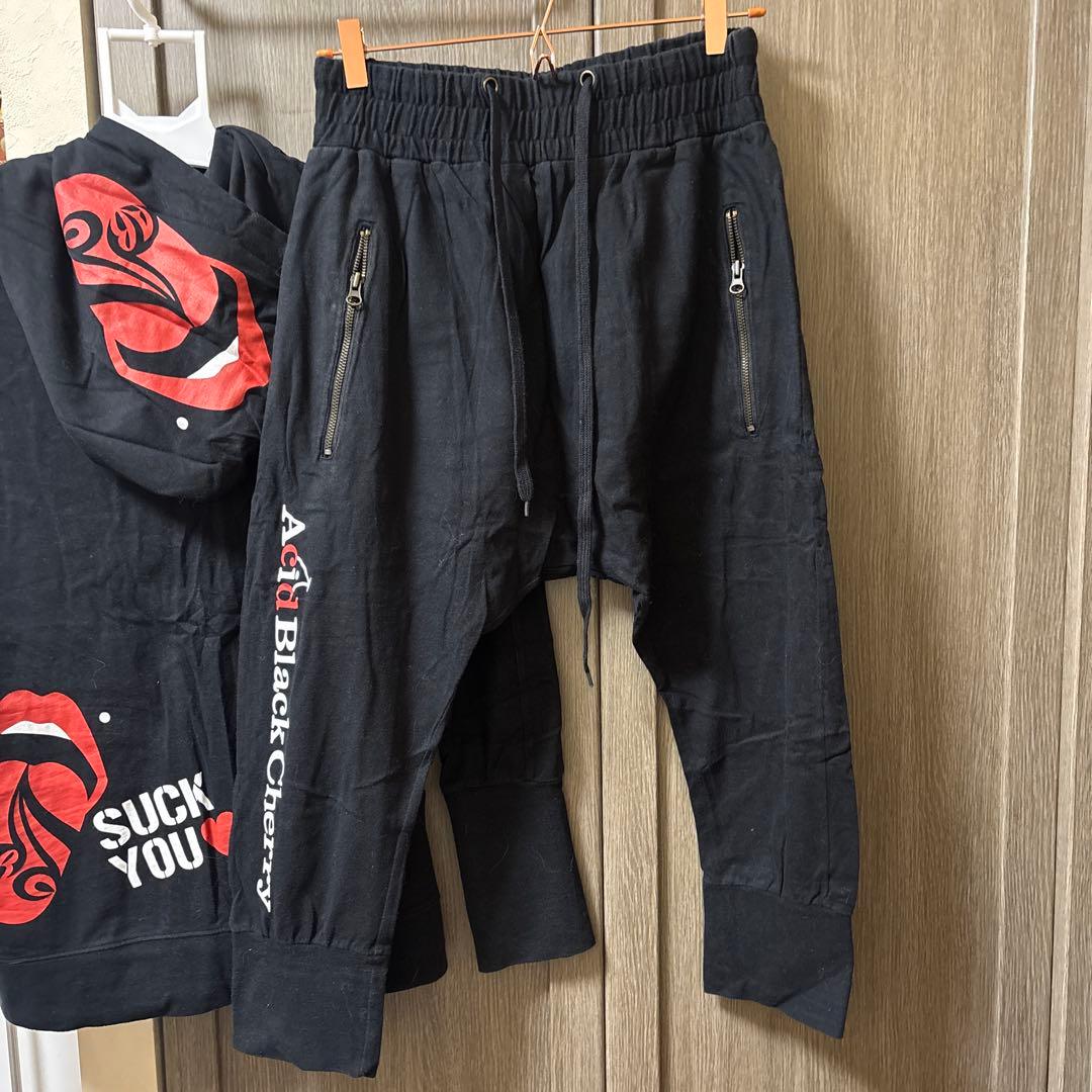 レディース Acid BIack Cherry パーカー&サルエルセット