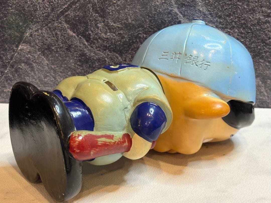 《 激レア 》 三井銀行 バトンちゃんホームラン坊や貯金箱　人形