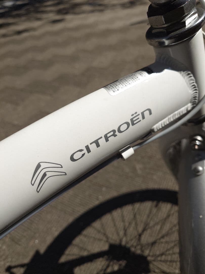 Citroën ホワイト 折りたたみ自転車 7段変速