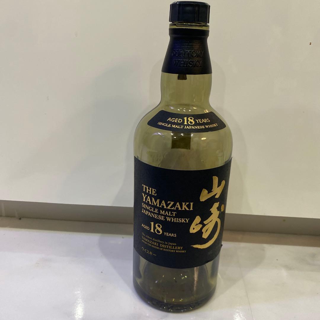 サントリー 白州 18年 空箱　４枚セット　山崎18年空瓶1本