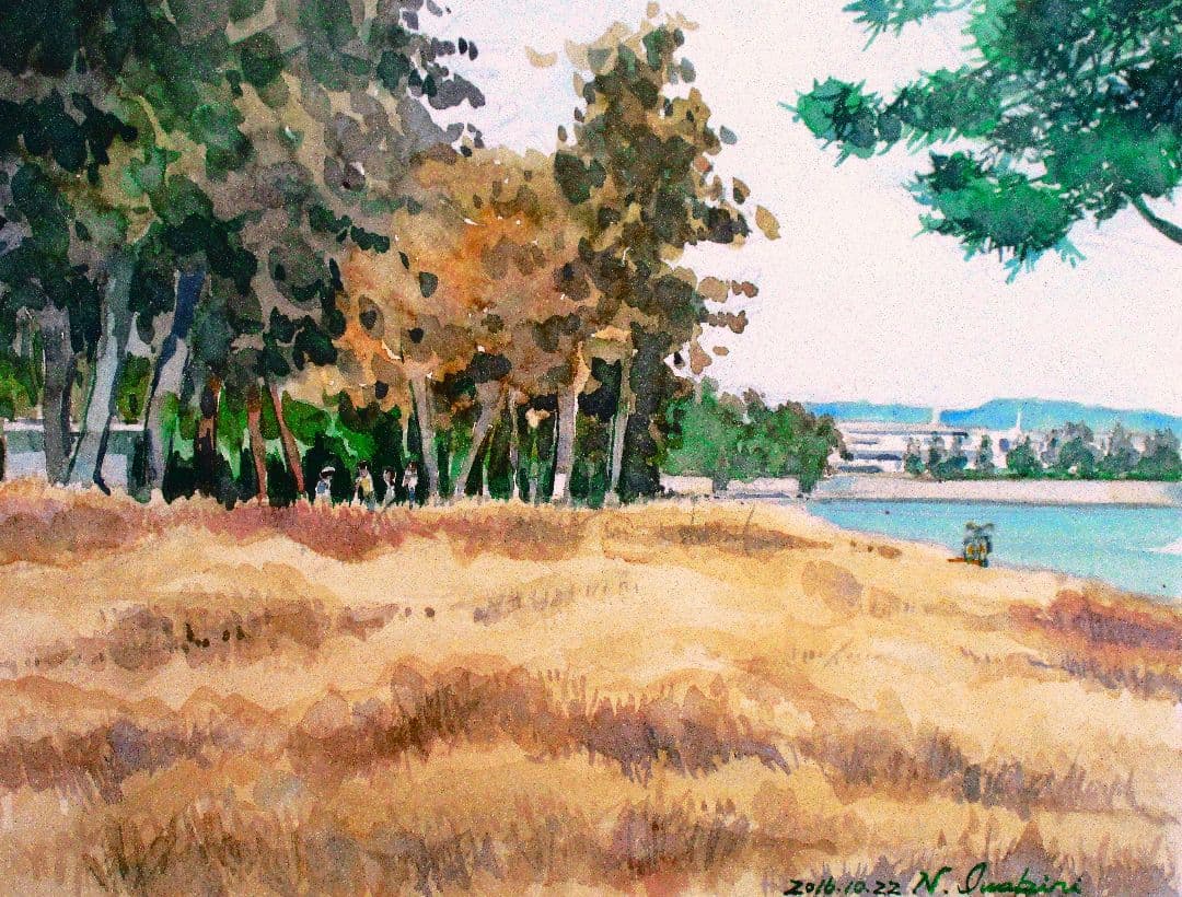 水彩画 風景画 2016年制作 原画 F6サイズ