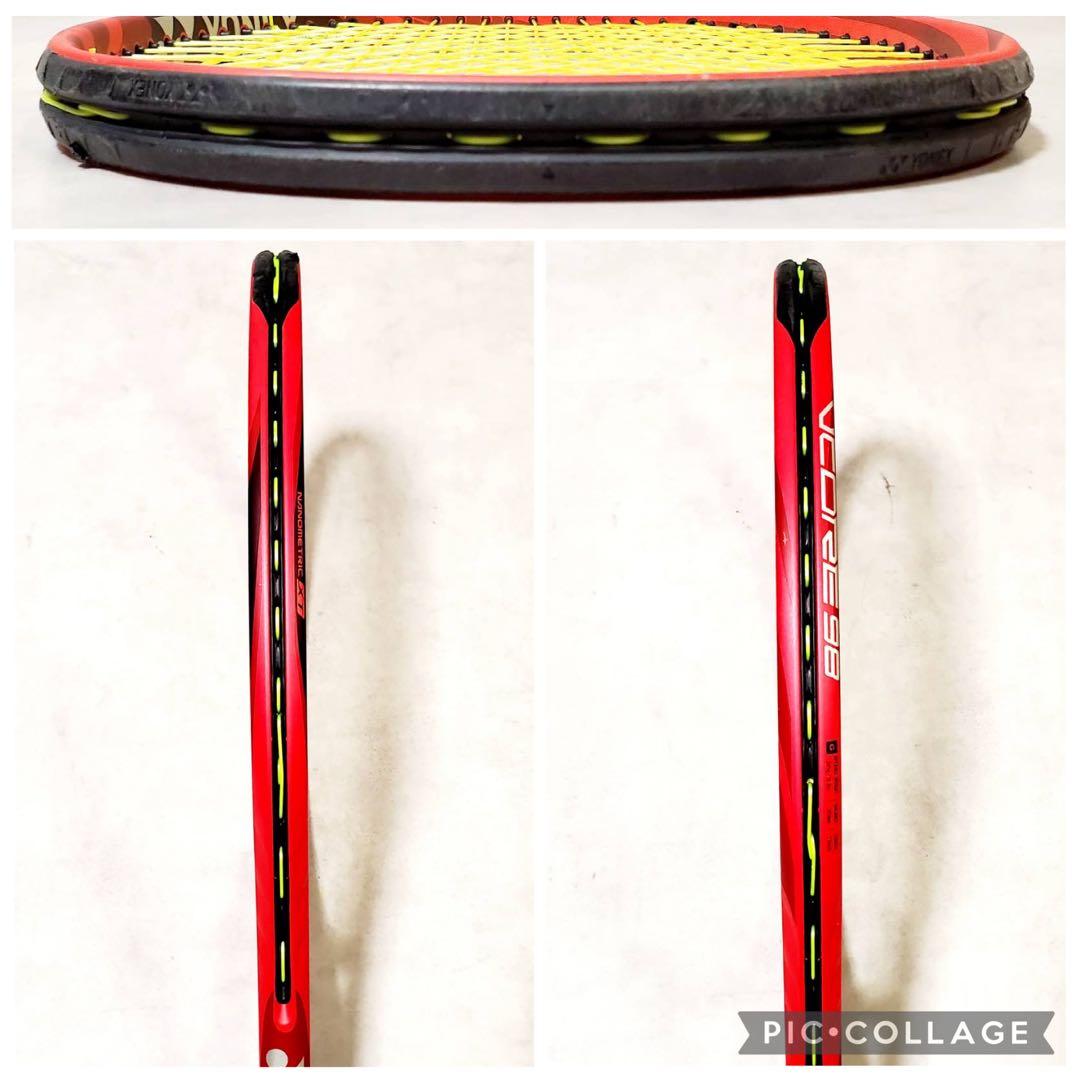 良品 YONEX VCORE 98 2018 G4 レッド 硬式テニスラケット