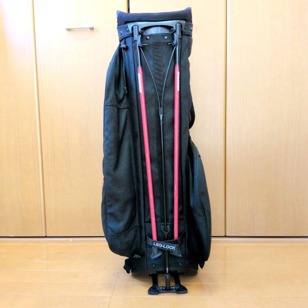 【希少】ブリーフィング サンマウンテン キャディバッグ ショルダー スタンド 黒