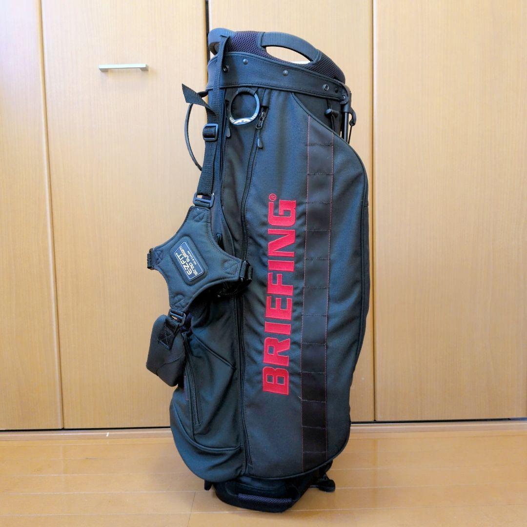 【希少】ブリーフィング サンマウンテン キャディバッグ ショルダー スタンド 黒