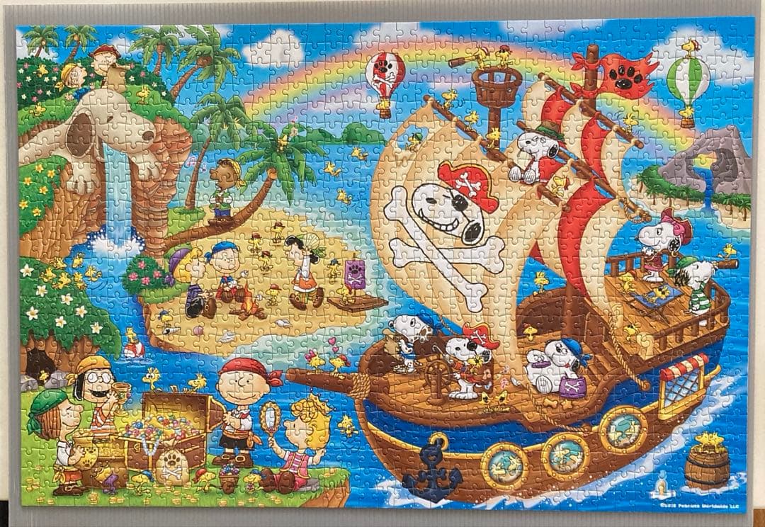 ピーナッツ　ジグソーパズル　『パイレーツ　スヌーピー の大冒険』　1000ピース