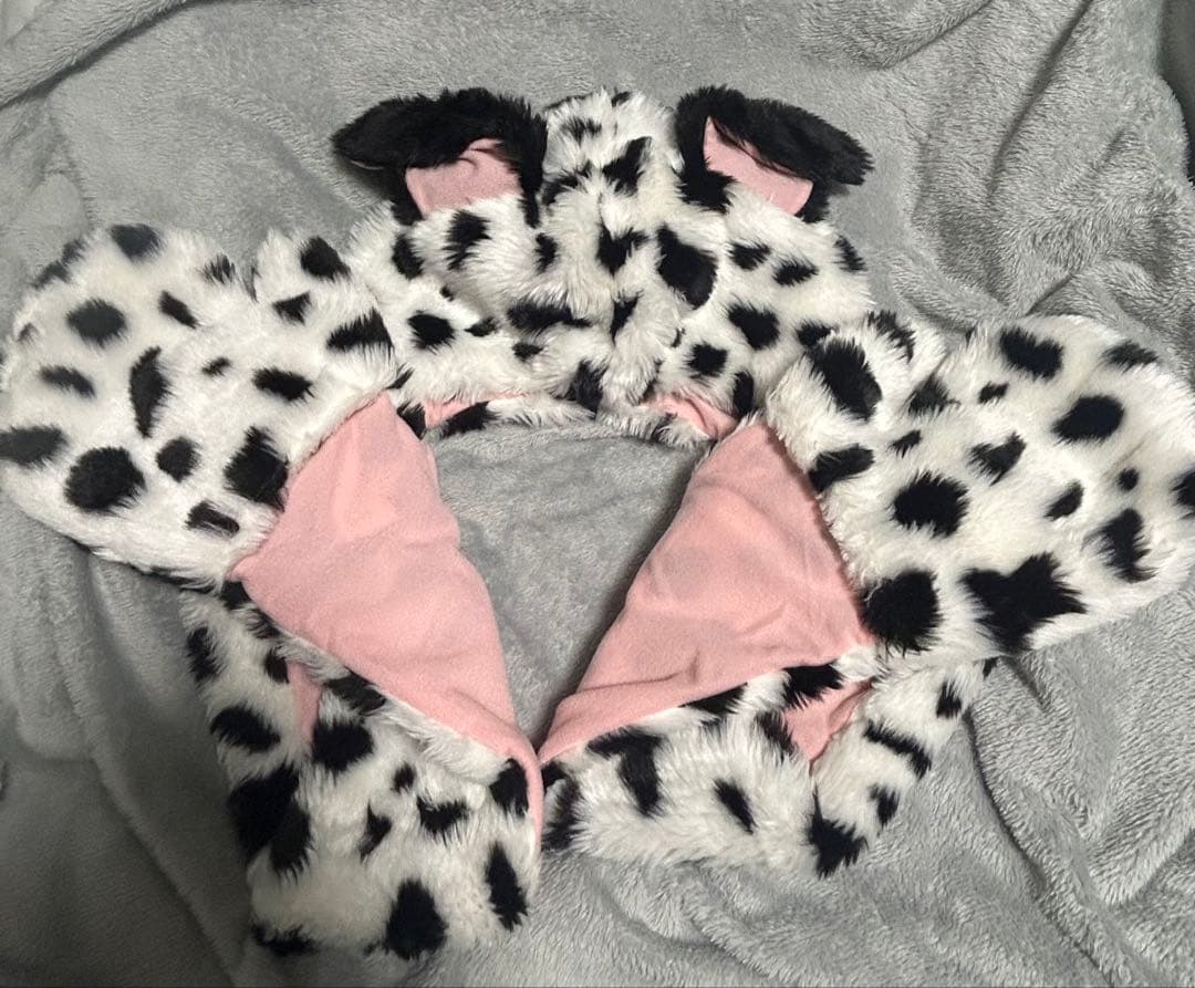 101匹わんちゃん3点セット マフラーキャップ・ミニバッグ・カチューシャ