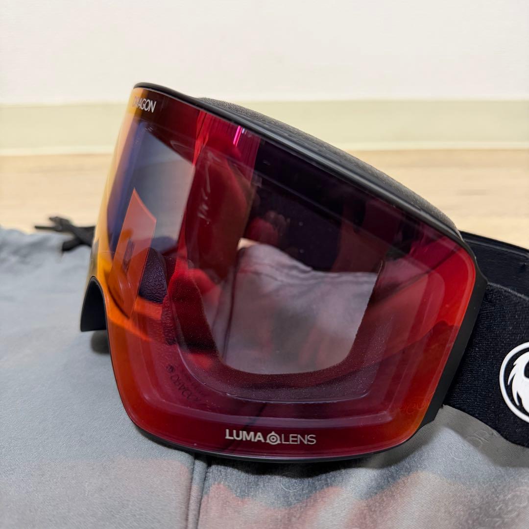 DRAGON PXV ゴーグル LUMA LENS レッドアイオン