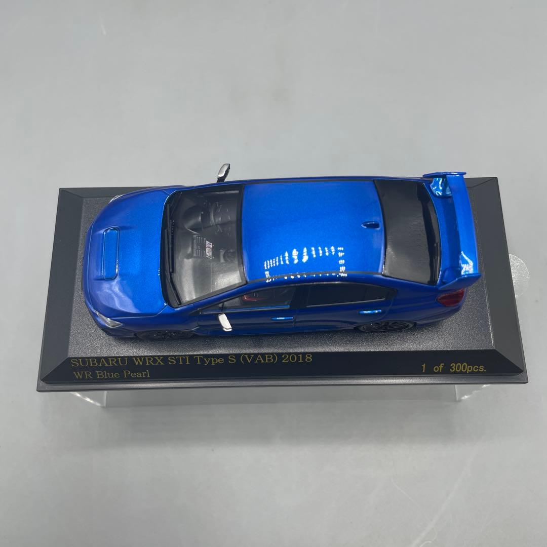 1/43 スバル WRX STI Type S VAB 2018 ブルーパール