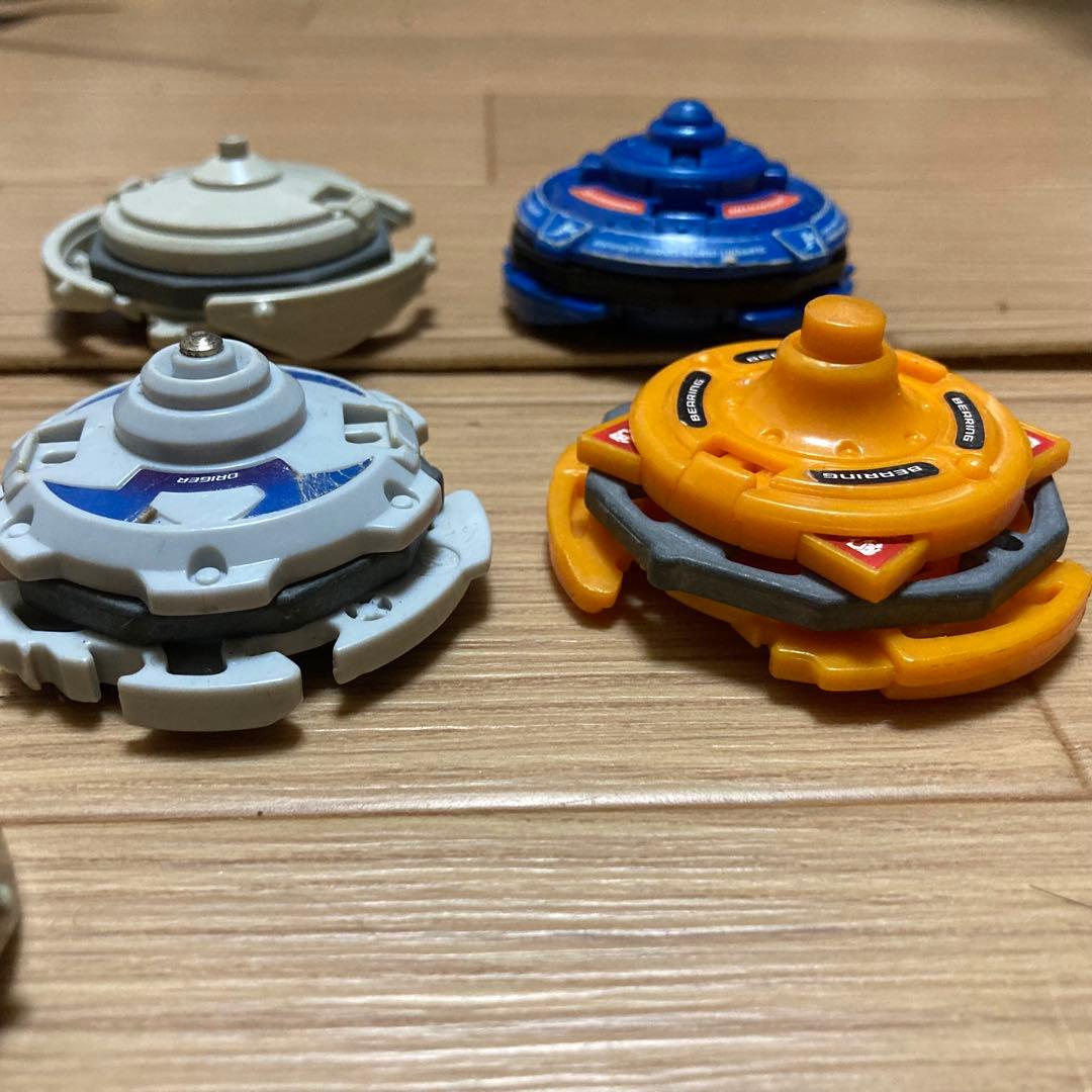 爆転ベイブレード 旧ベイ9体 まとめ売り ドラグーンV2 ケルベロス ゴールド