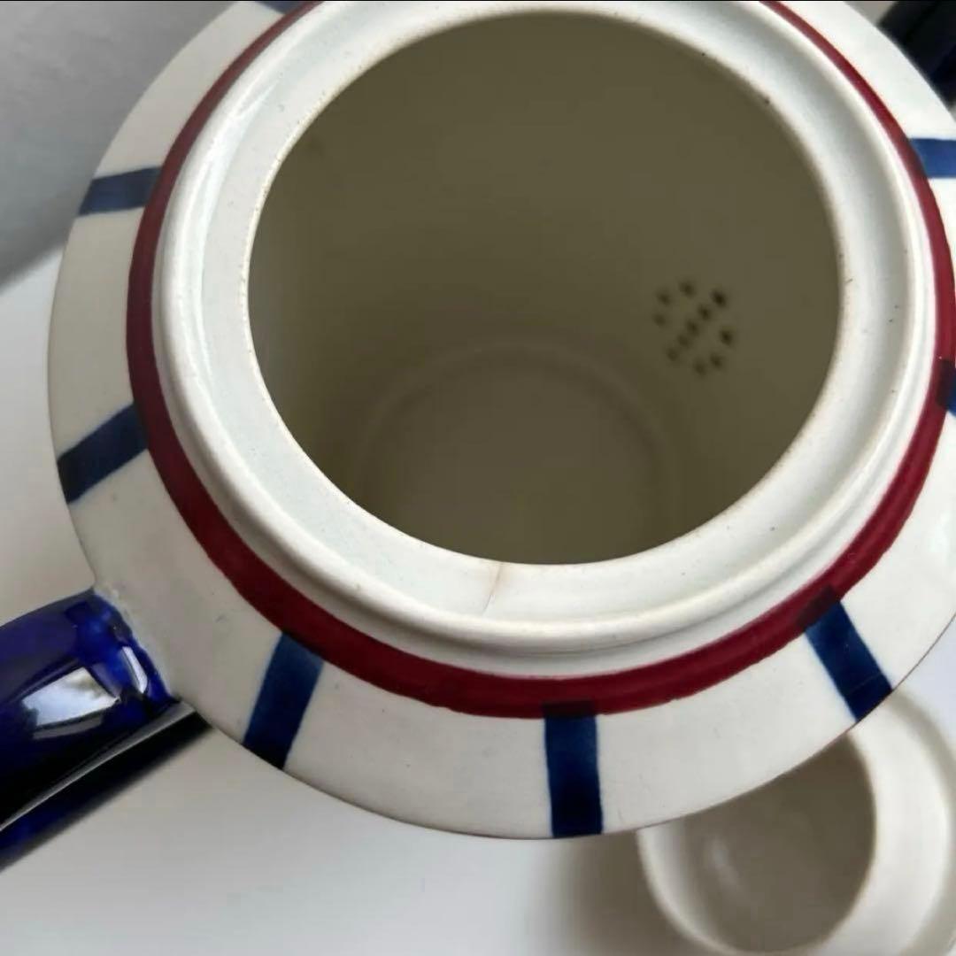 クレイユモントロー　HBCM Béarnバスク柄　コーヒーポット　ティーポット