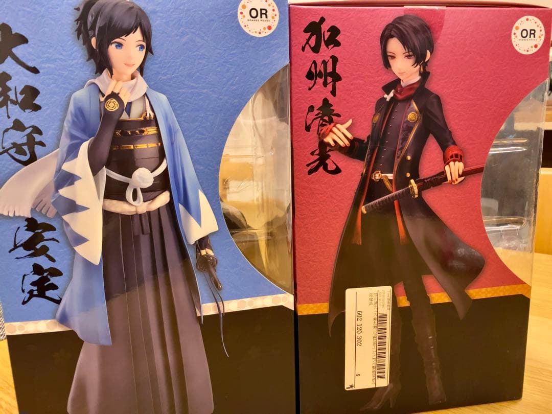 刀剣乱舞　加州清光　大和守安定　1/8　フィギュア