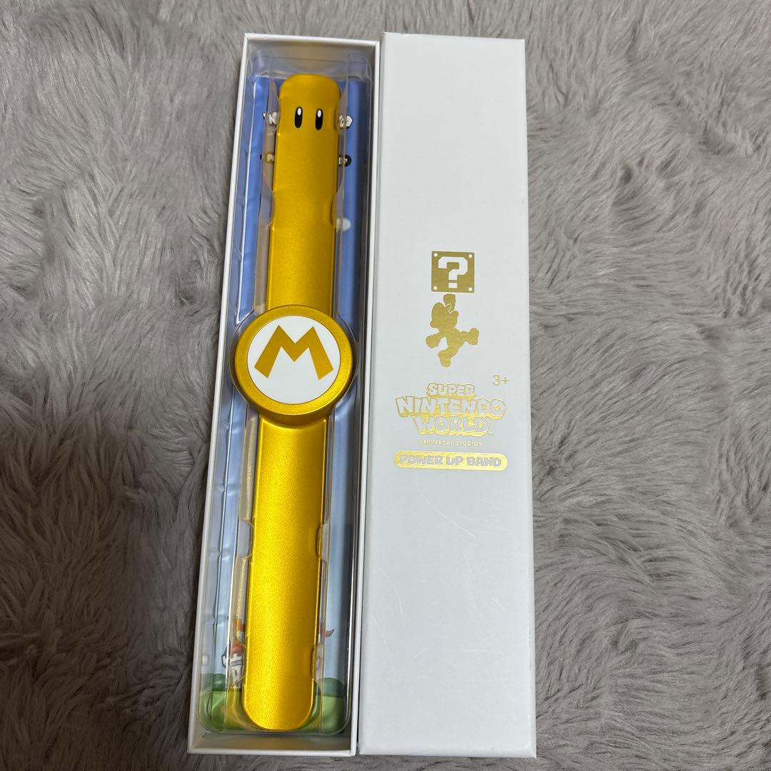 USJ ユニバーサルスタジオ　マリオ パワーアップバンド ゴールド