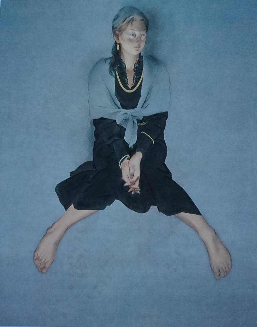 北田 克己、冬の訪ひ、厳選、希少画集画、新品高級額 額装付、きただ かつみ