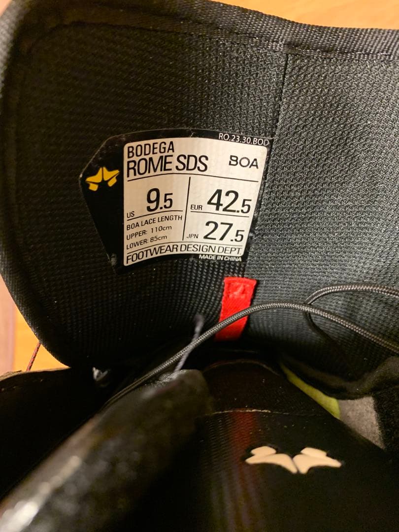 【今シーズン限定価格】ROME SDS/ BODEGA BOA