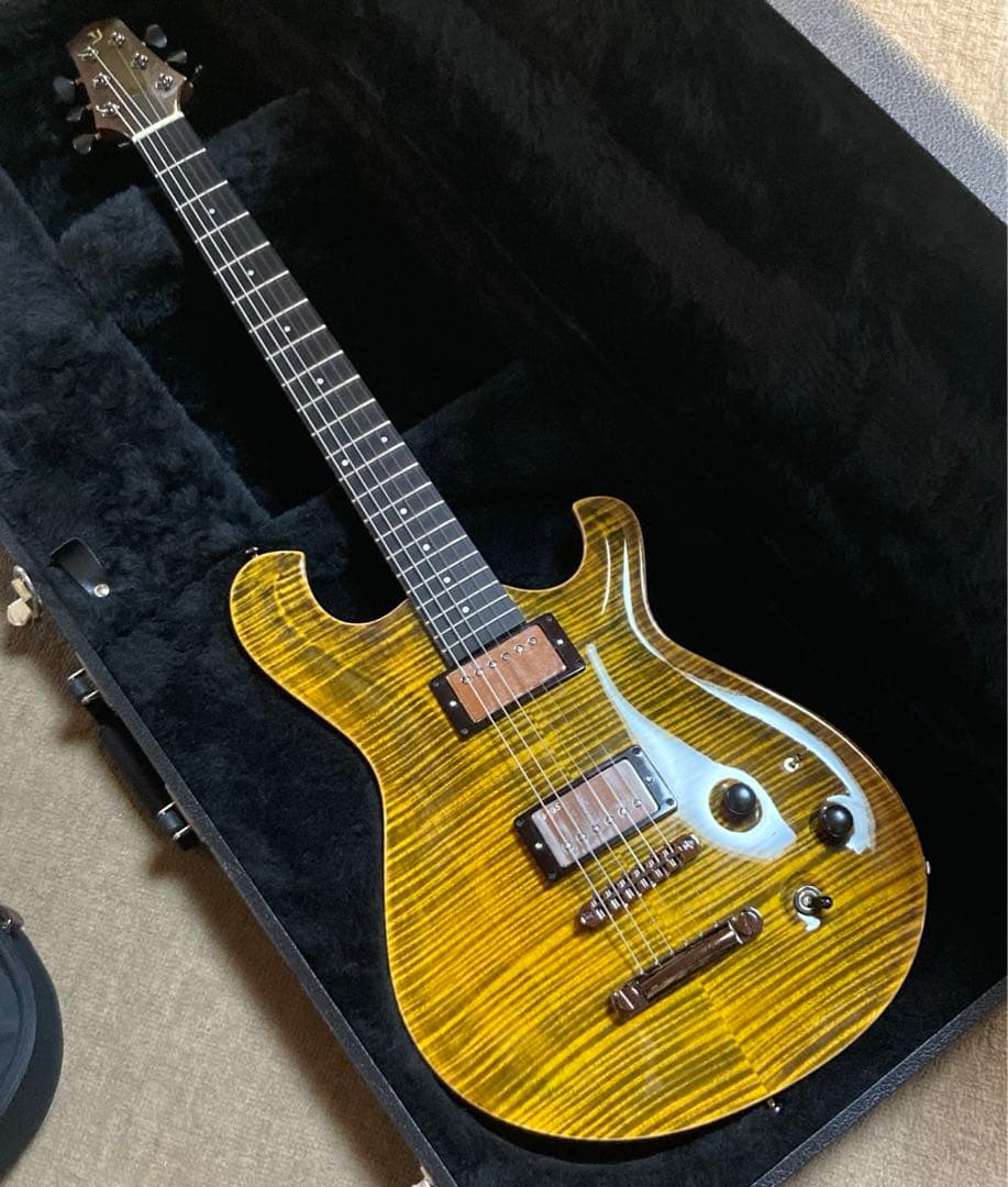 世界に1本 YOKOYAMA GUITARS エレキギター ホンマホ PRS搭載