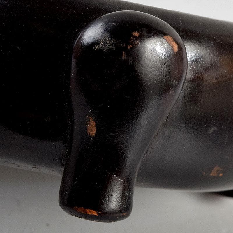 天然石　鑑賞石　太湖石　霊壁石　置物　重さ約1.8kg　唐木台付　N　9283