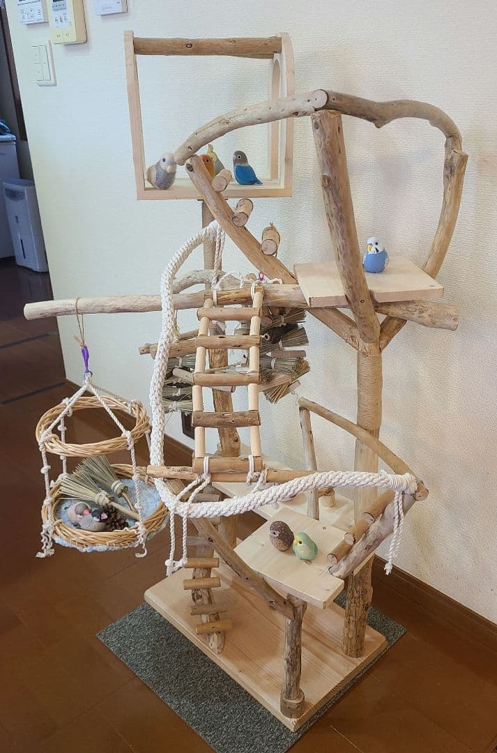 ② MEGオーダーバードアスレチック　流木　ハンドメイド