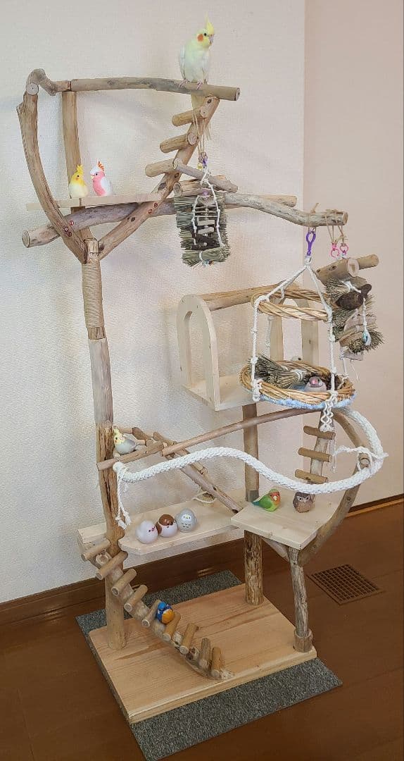 ② MEGオーダーバードアスレチック　流木　ハンドメイド