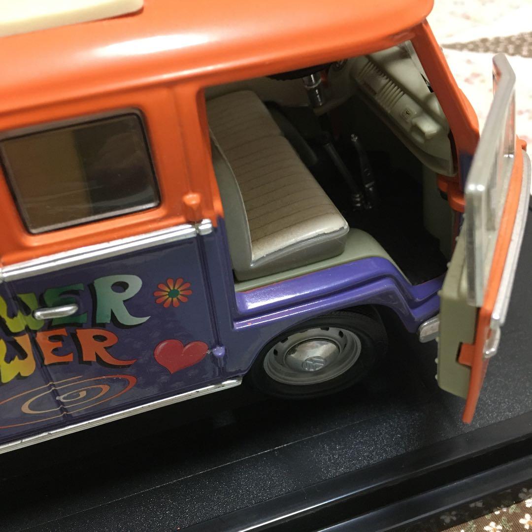 ミニカー☆フォルクスワーゲン　マイクロバス　1/18 アンテーク　インテリア