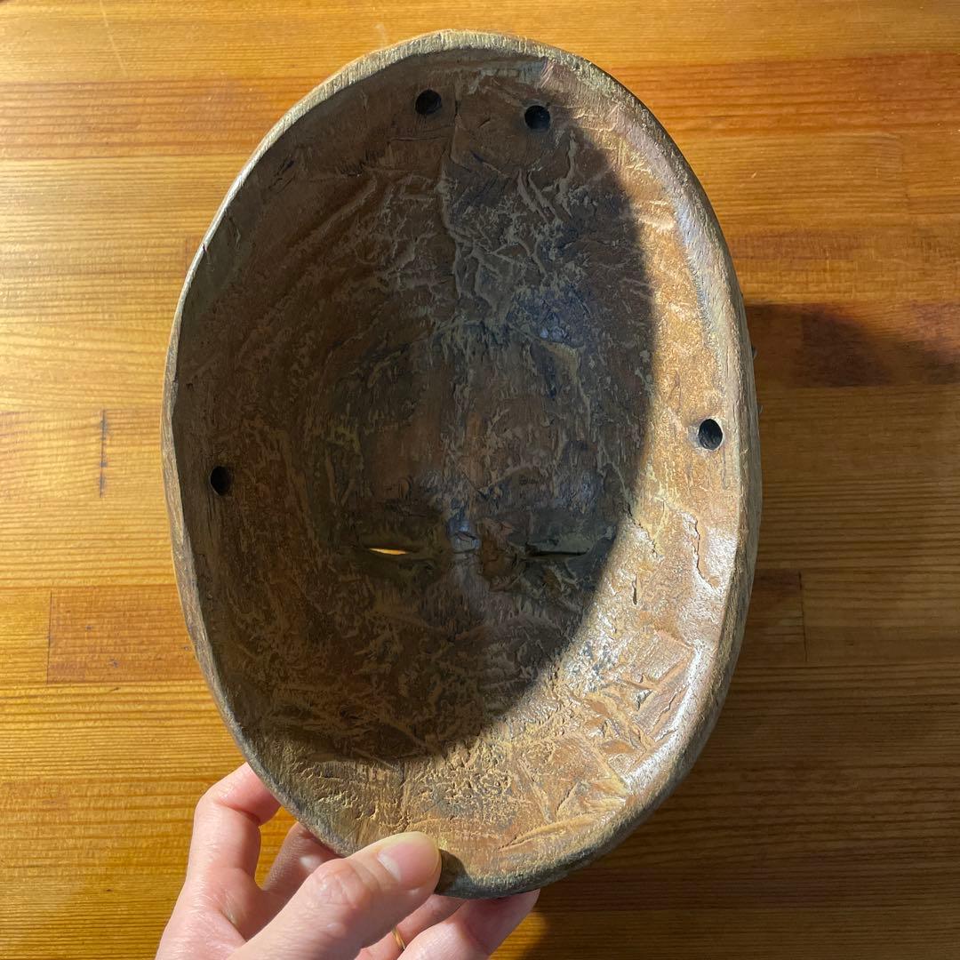 コートジボワール　ヤウレ族　お面　アフリカ　マスク