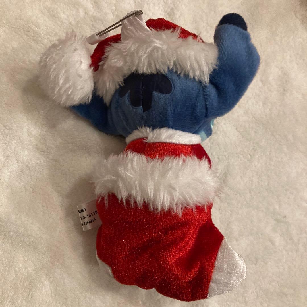 レア　スティッチ スクランプ ぬいぐるみバッジ クリスマス