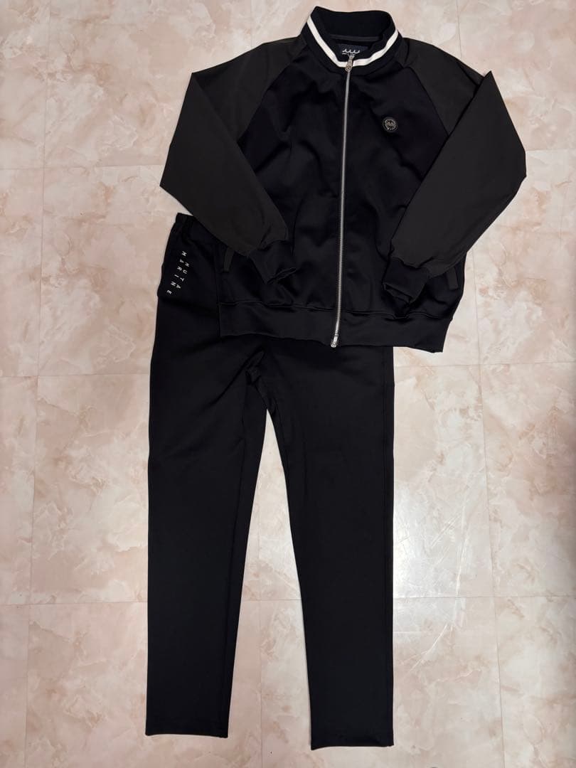 MUTA ブラック ジャージ上下セット アップ6