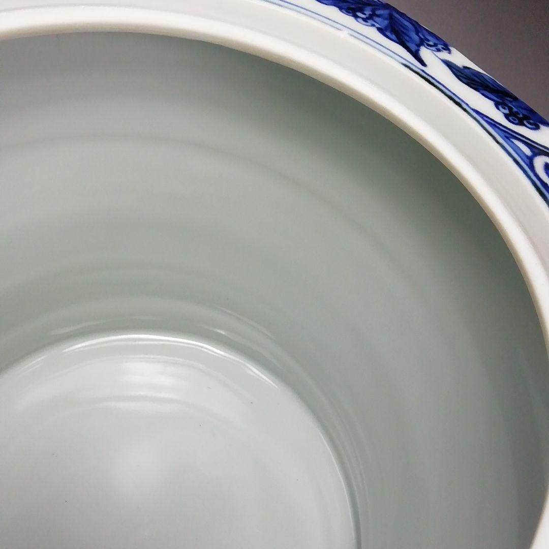 Ｓ５８１　水指　『祥瑞花鳥八角』『勝見永泉作』　共箱　茶道具