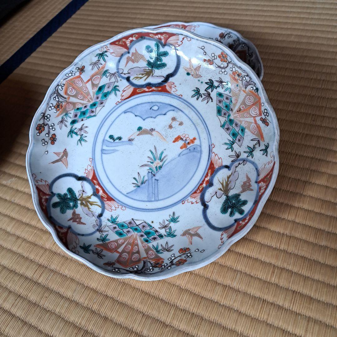 明治から昭和初期の伊万里焼皿５枚組