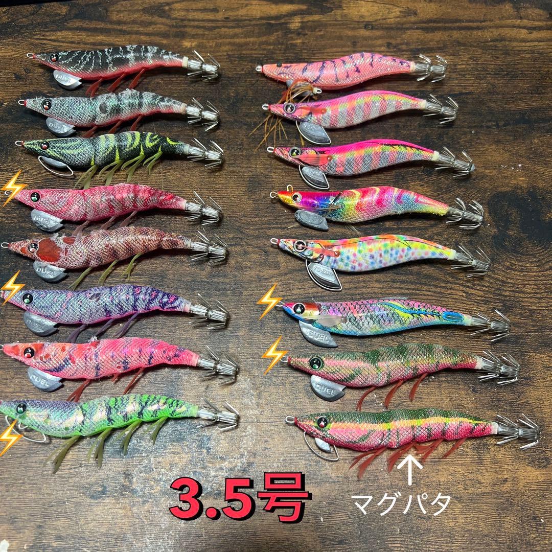 エギ 34個セット ケース付き パタパタ　DUEL