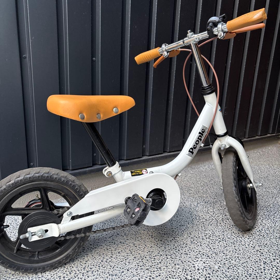 People 幼児用自転車 ブルーミングホワイト　12インチ
