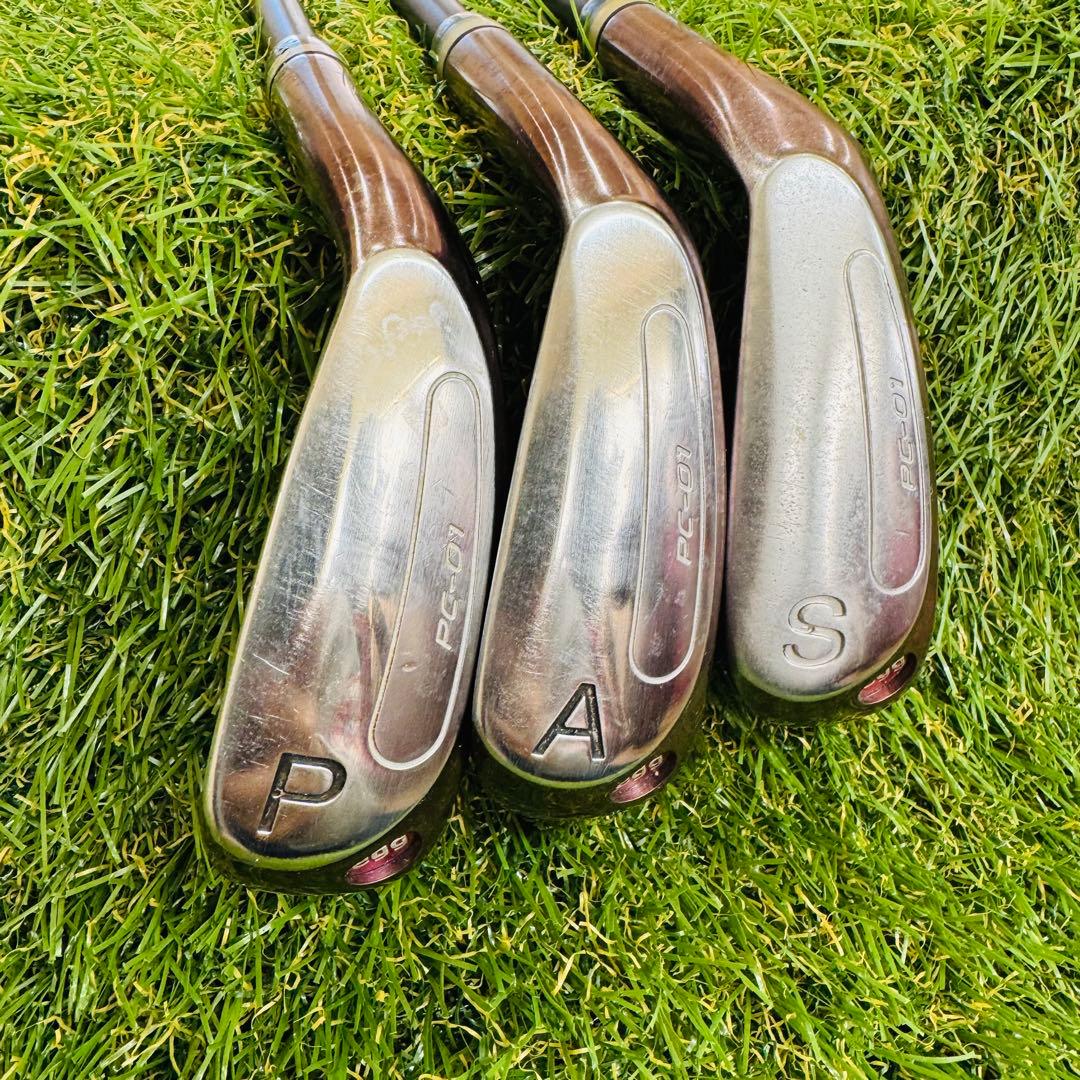 【グリップ新品】PRGR egg PC-01 レディース アイアンセット 3本