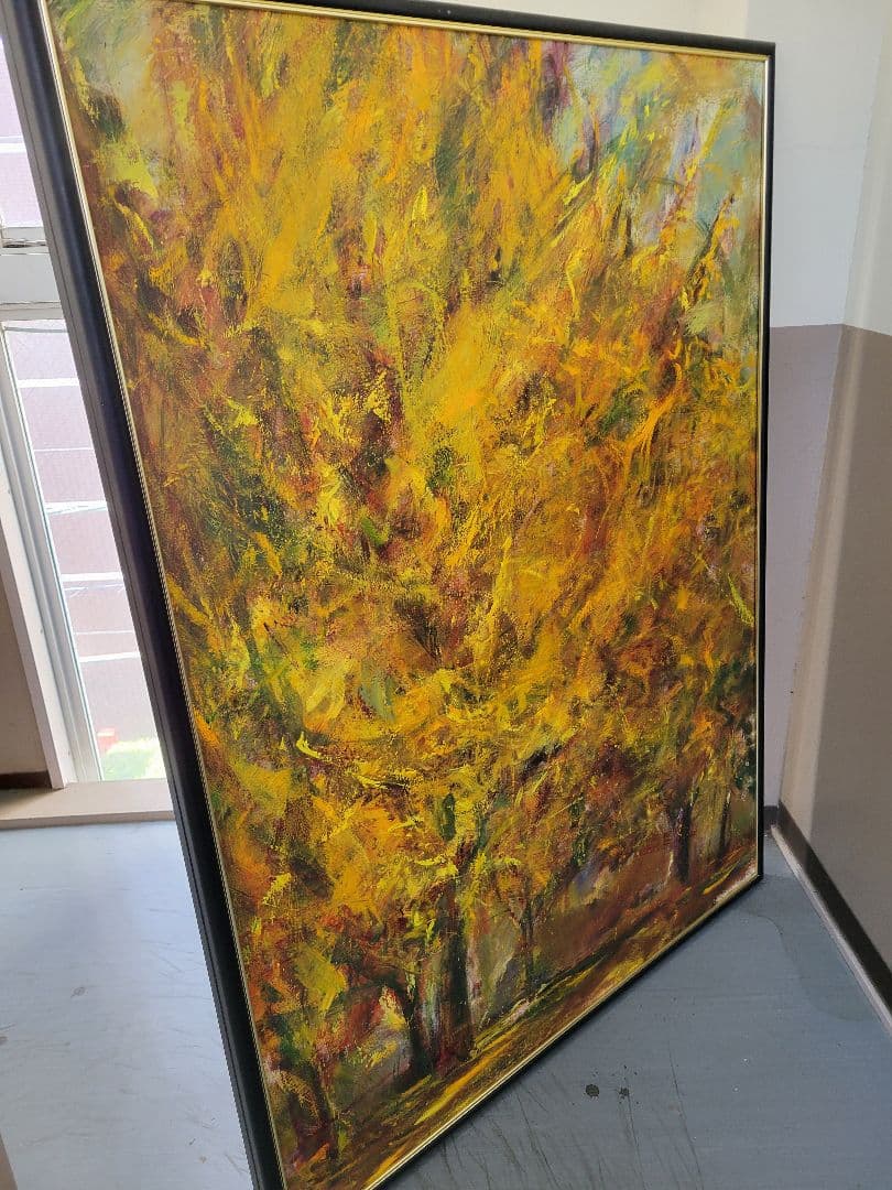 No.3「いちょうの木」絵画 油絵 キャンバス直筆