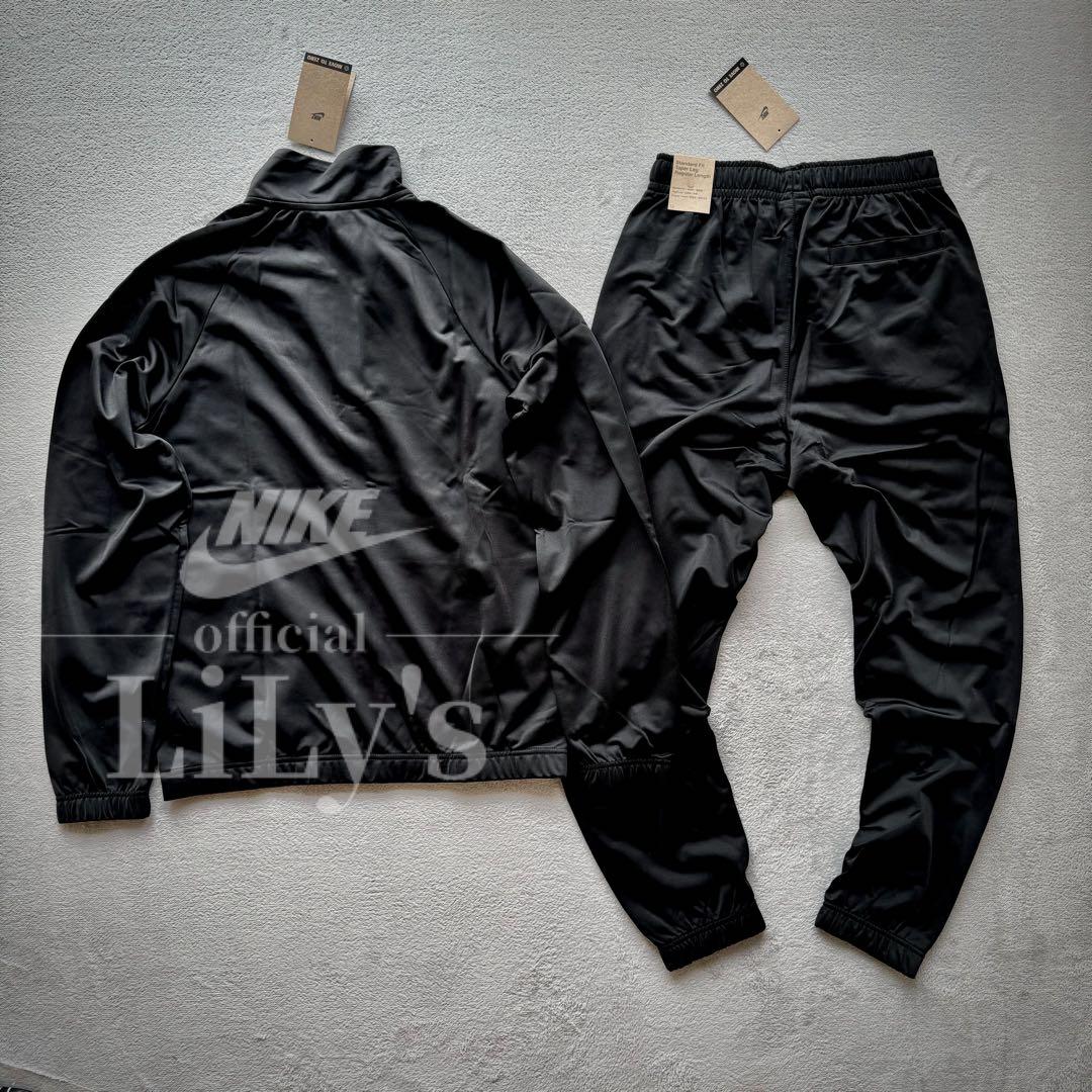 【Ｓサイズ】ナイキ上下セットアップ　ブラック　ロゴ刺繍　スウォッシュ　新品未使用