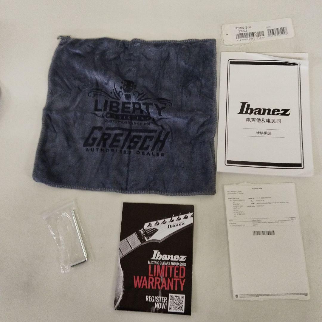 週末セールIbanez PS60 シルバー スパークル傷あり