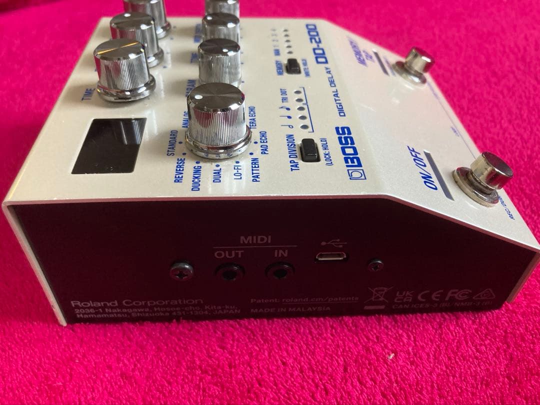 BOSS DD-200 DIGITAL DELAY（箱付・取説添付）