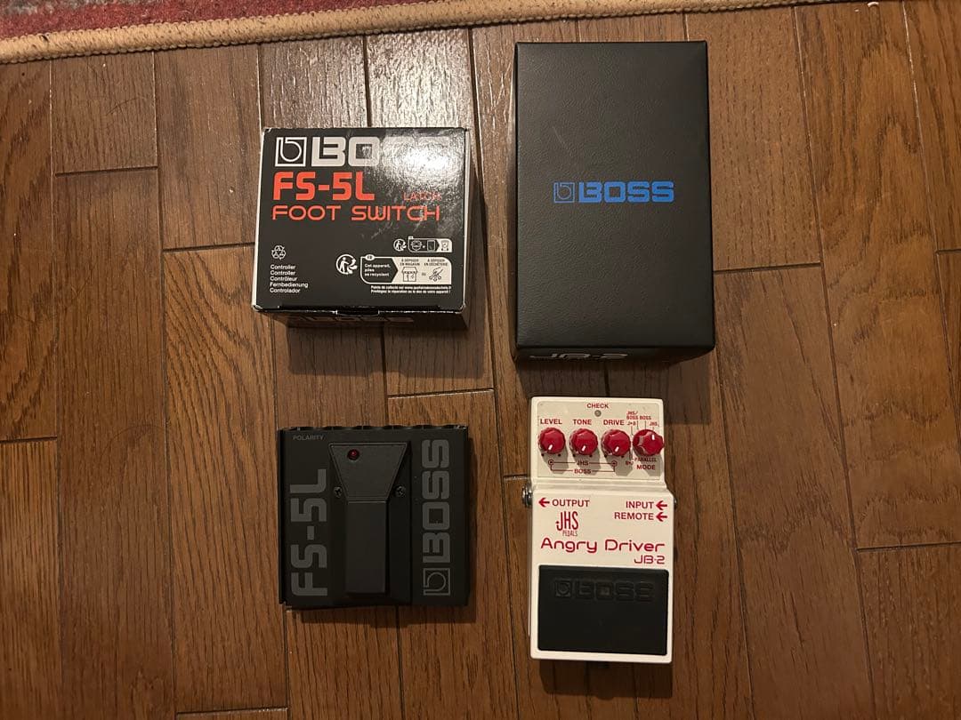 BOSS FS-5L フットスイッチ & Angry D JHS