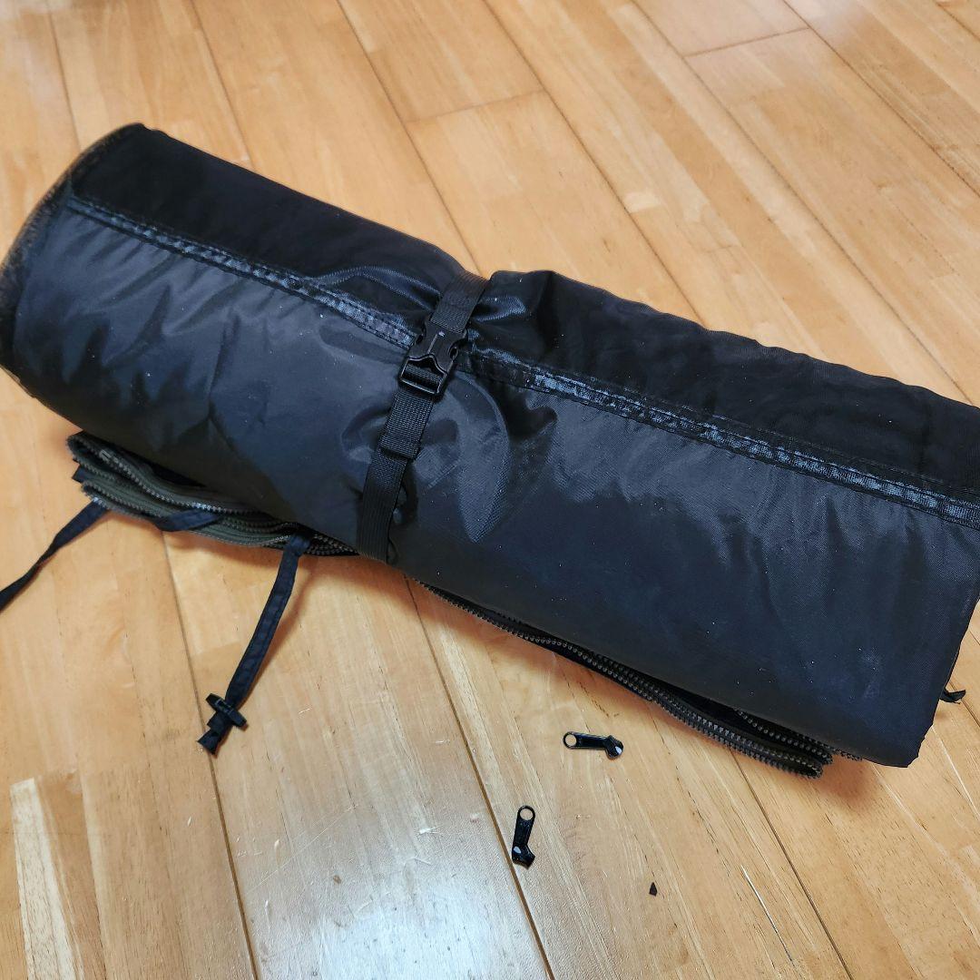 CAMVIL ジッパータープ レクタ型 KHAKI フルオプション 【訳あり】