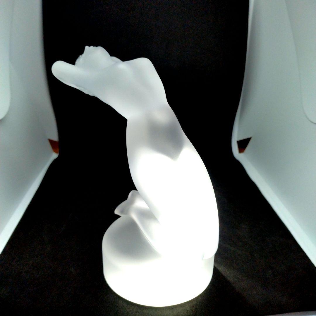 新品LALIQUEラリック裸婦像クリシスラジエターキャップカーマスコットバカラ