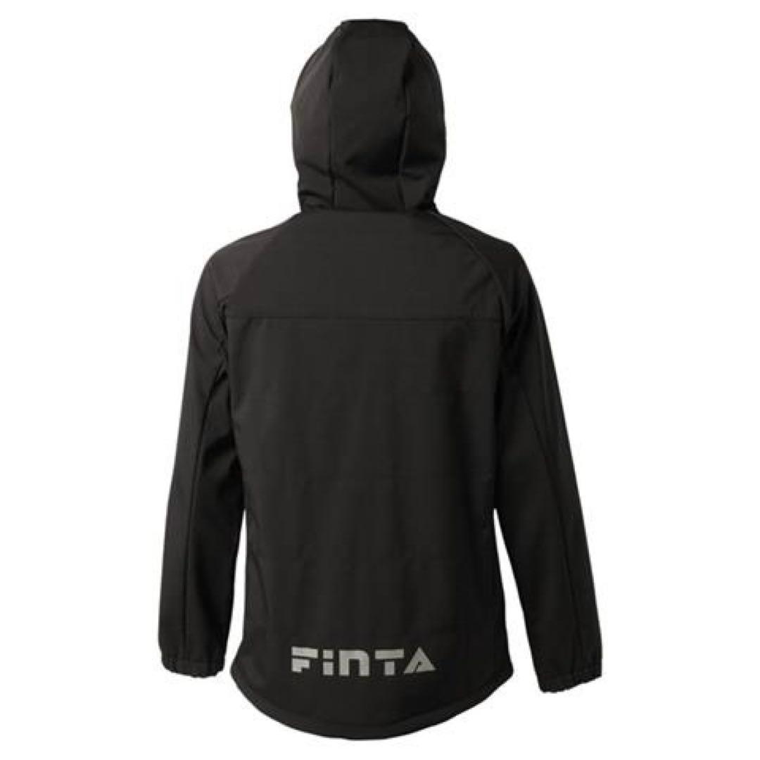 新品＊フィンタ＊ボンディングジャケット＊ブラック 裏起毛