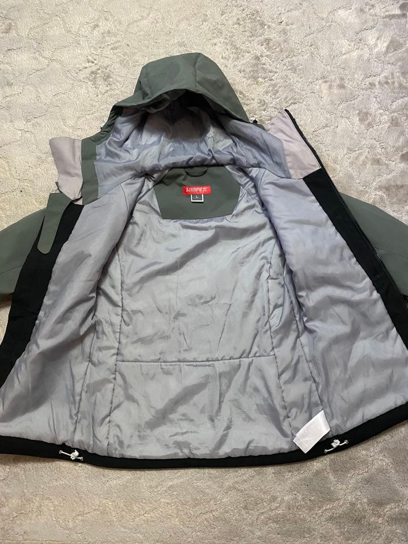 薄緑/ブラック　スノーボードウェア上下セット　女性用Lサイズ　ウィンデックス