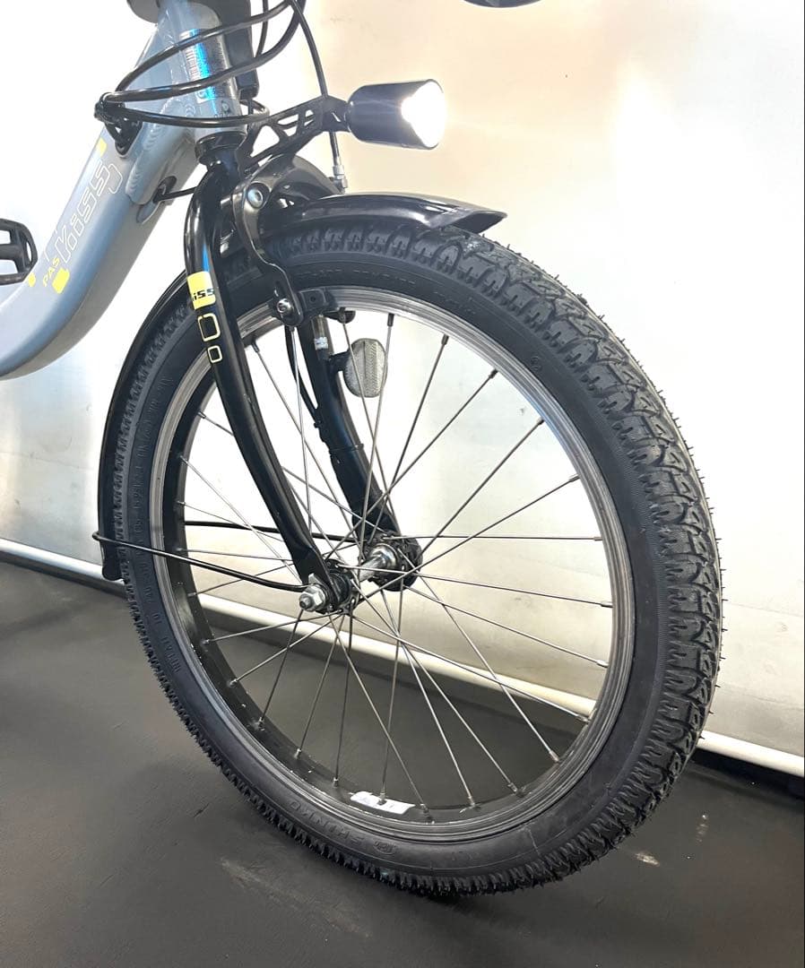 1年保証 送料無料　ヤマハ　パスミニアン　20インチ　グレー　電動アシスト自転車