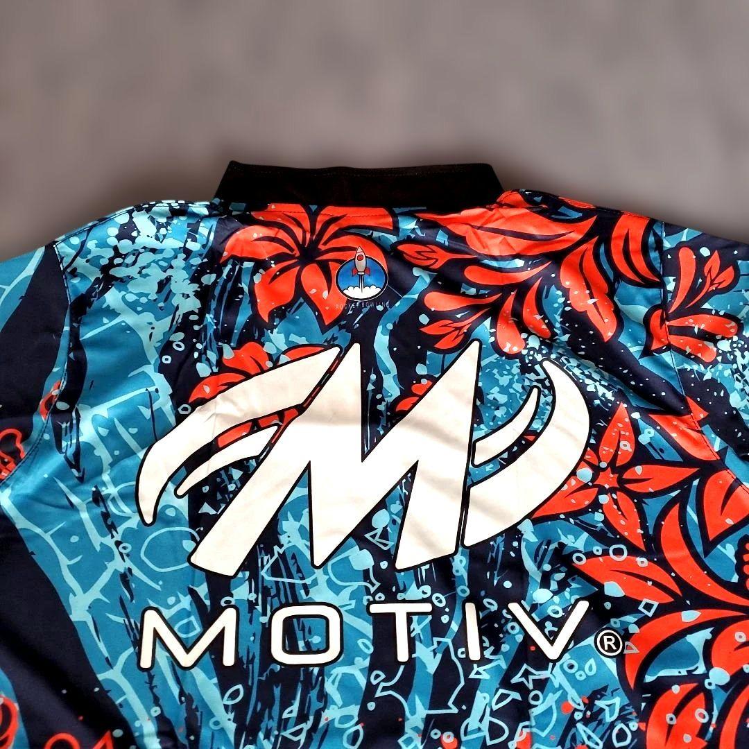 ✨日本未発売✨モーティブ 【2XL】　ブルー 大きめ　ボウリングウェア
