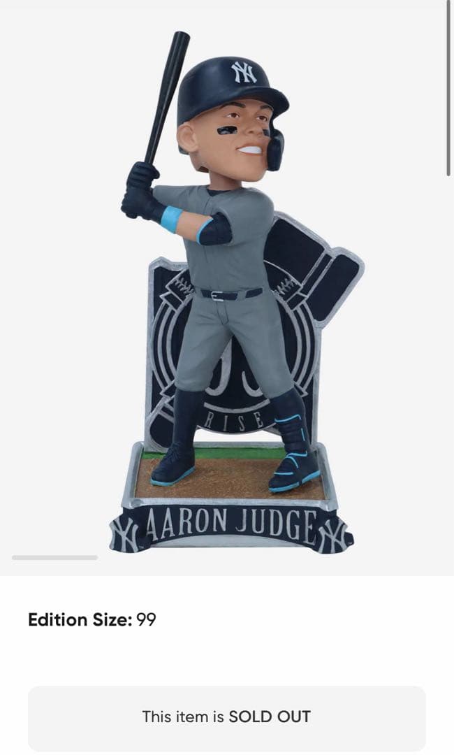 【正規品】アーロンジャッジ Gamebreaker ボブルヘッド 99個限定生産